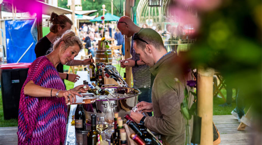 Bacchus Wijnfestival vanaf vandaag twee weekenden in het Amsterdamse Bos