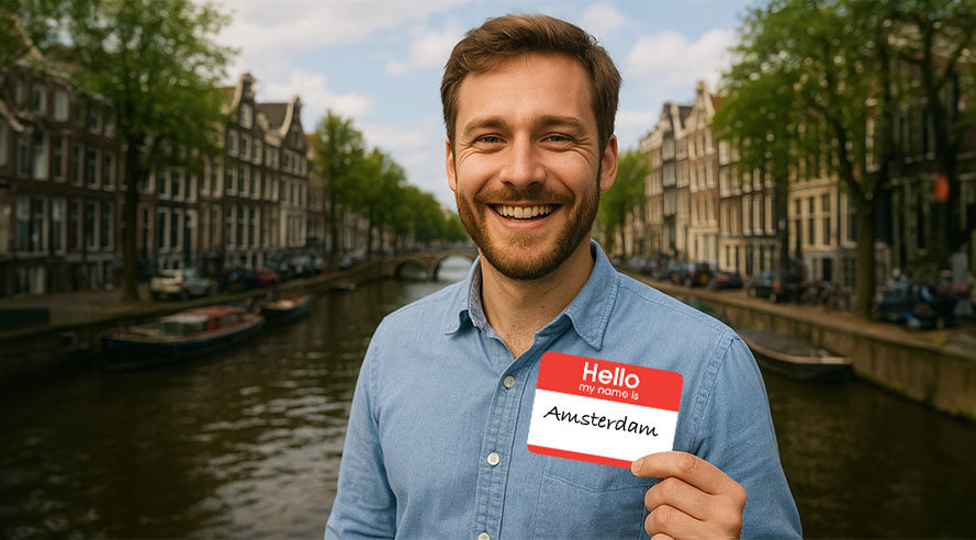 Zo vaak komt Amsterdam voor als naam