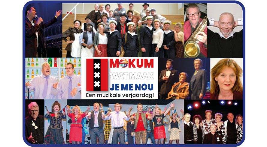 Mokum wat maak je me nou?! Een muzikale ode aan Amsterdam